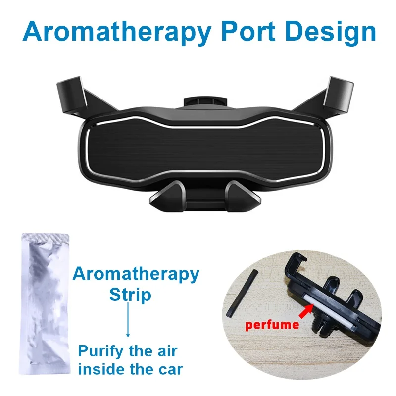 Автомобильный держатель для телефона Air Vent "освежитель воздуха парфюм" Универсальный 360 держатель для навигатора держатель для телефона зажим гравитационный Автомобильный держатель для телефона