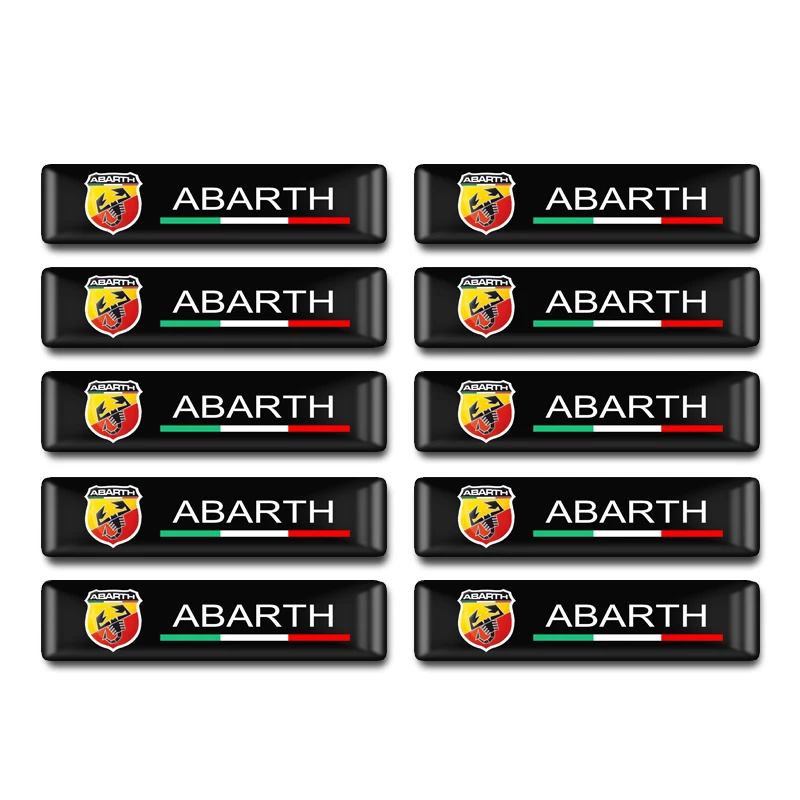 10 шт./компл. автомобиль-Средства для укладки волос Италия Скорпион Abarth знак