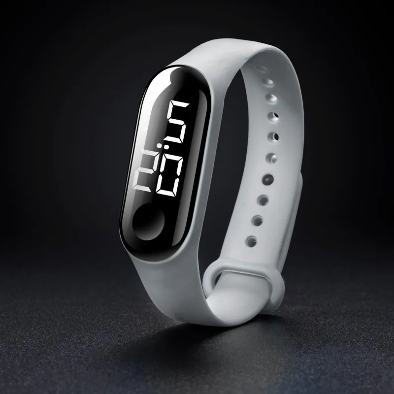 Часы Муржские Led Electronic Sports Luminous Sensor Watches Fashion Men And Women Watches Luxury Wrist Watch Man Clock 2022