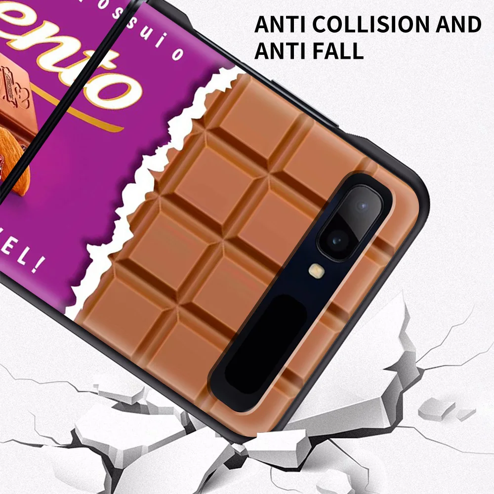 Phone Case For Samsung Galaxy Z Flip3 5G z flip 3 5G zFlip Cover Cellphone Shell Fundas M&M's Chocolate Nutella Bottle