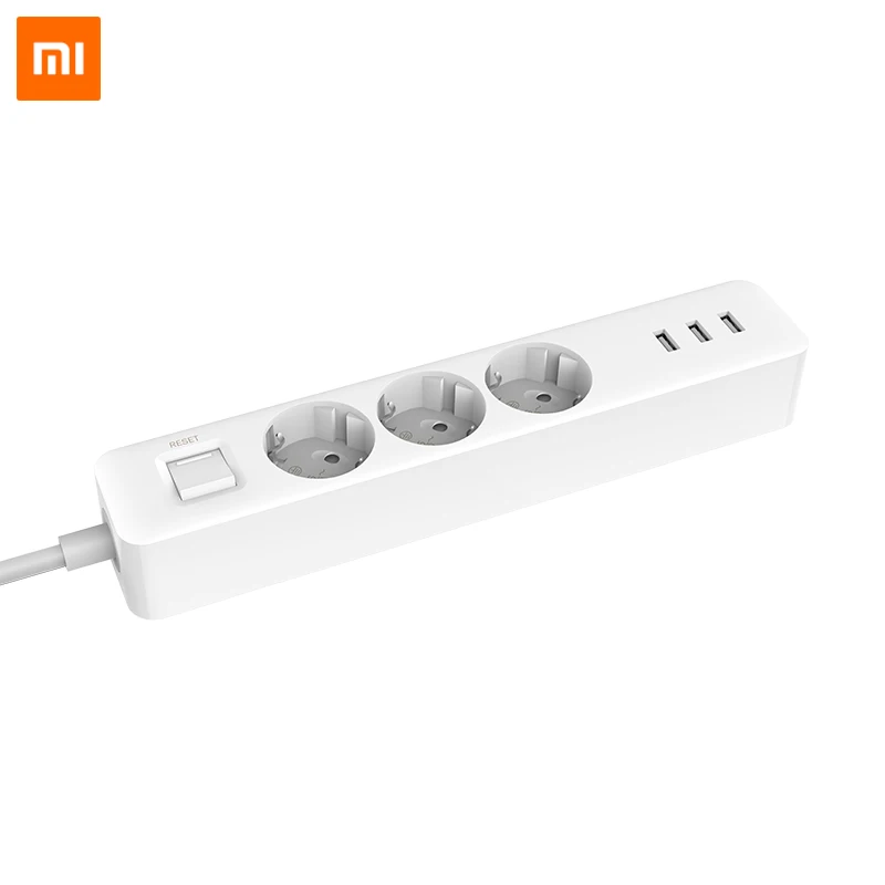 New-arrival-Original-Xiaomi-Mijia-Power-Socket-Strip-3-Sockets-3-USB-port-Big-Plug-Extension