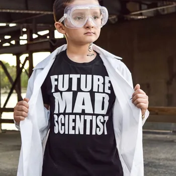 미래 매드 과학자용 티 재미있는 과학 셔츠, 화학 셔츠, 프로 과학 티, 과학 할로윈 의상, 문신 아기 선물
