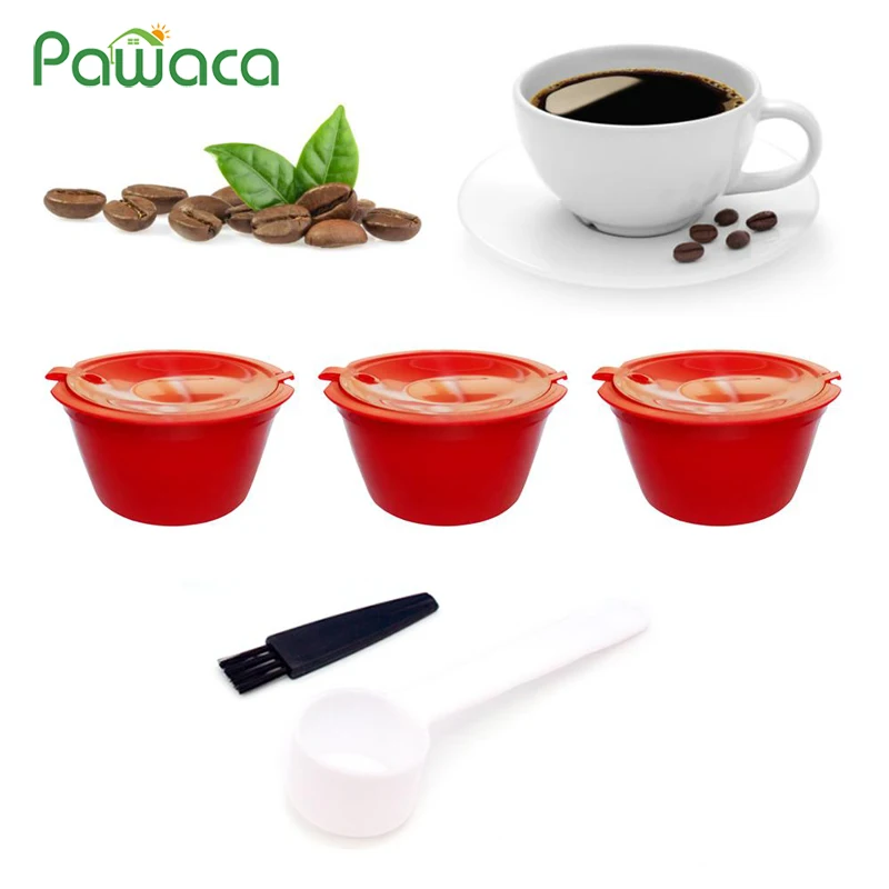 

Reusable Capsules Refillable Coffee Capsule Filter Coffee Pods Suitable for Dolce Gusto, Circolo / Genio / Melody full range