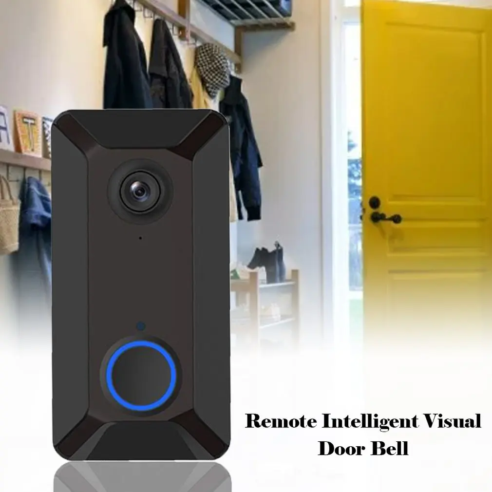 

V6 720P Smart Wireless wifi Video Doorbell Camera Cloud storage door bell with indoor Chime Visual Intercom Night Vision