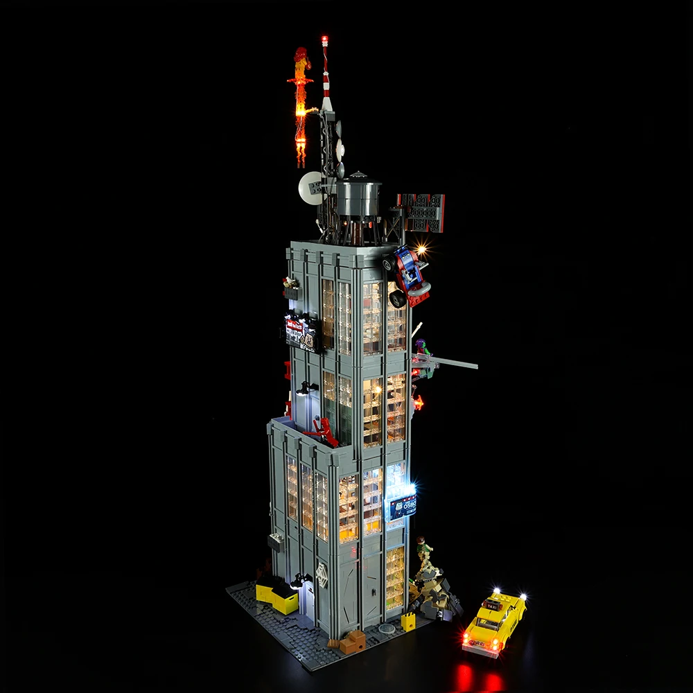 Led Light Kit Building Blocks Daily bugle For LEGO 76178 (Only Light Kit Included)