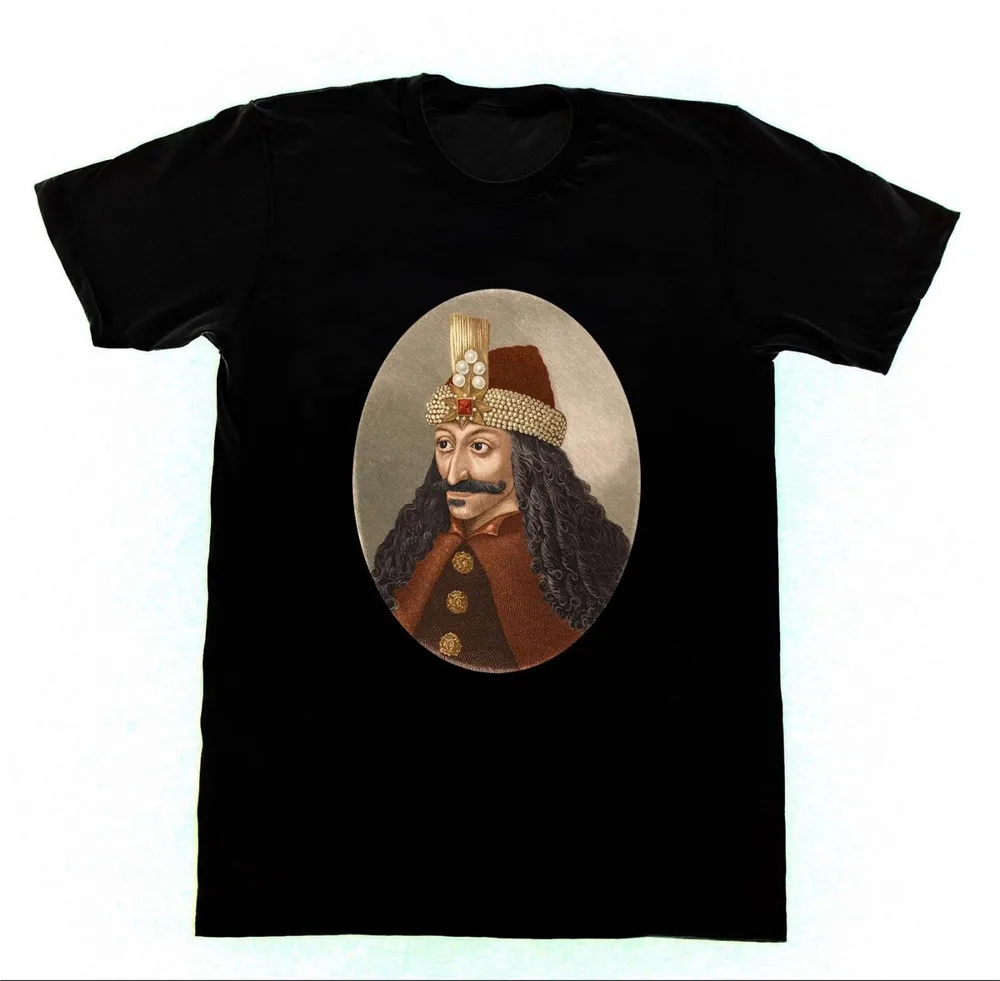 Vlad The Impaler 16Th Century Portrait Shirt 29 Tshirt Dracula Vampire Free Shipping Light Tee |