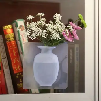 

Creative 3D DIY Vase Flowers Wall Stickers Home Living Room Kitchen Decor