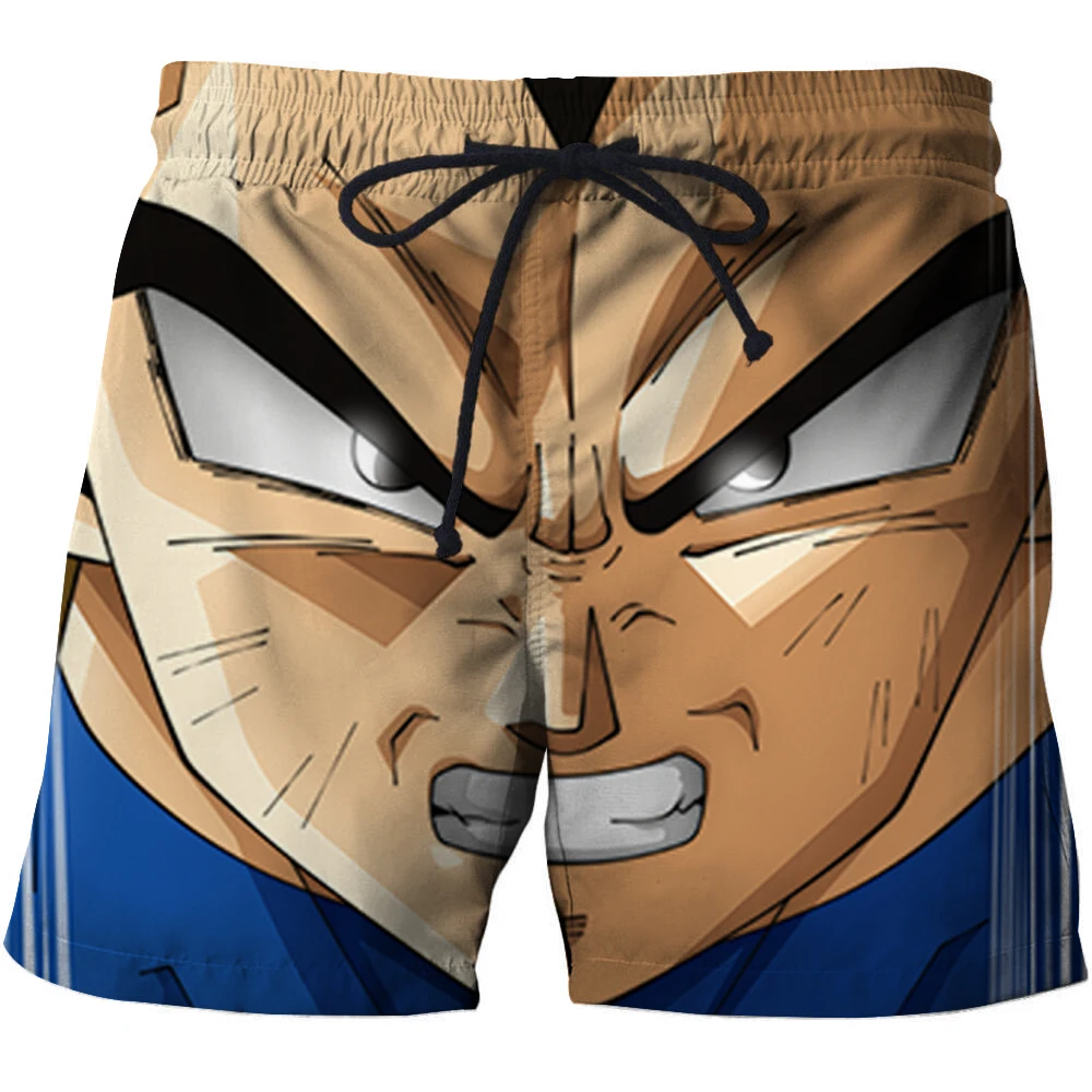 Fashion Anime 3D Print Shorts Men dragon ball pants Goku Casual Loose Board Shorts Summer Beach Breathable Beach shorts s-6xl - Цвет: ATK1252
