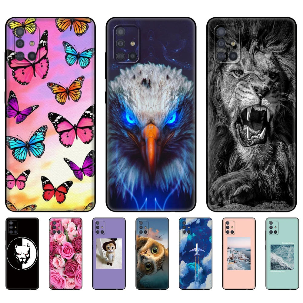 For Samsung Galaxy A51 Case Silicon Back Cover Phone Case For Samsung