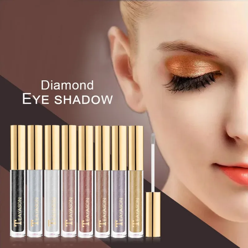 8 Colors Shiny Liquid Eyeshadow Liquid Eye Shadow Makeup Highlight Shimmer Eye Make Up Eye Cosmetic