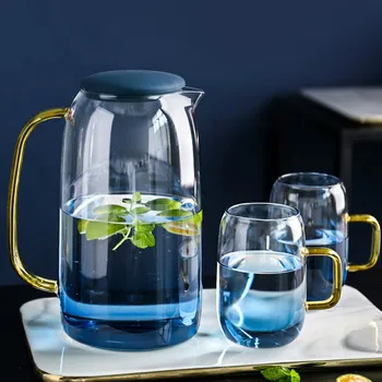 

Glass Cold Kettle Household Heat Resistant High Temperature Explosion-proof Cool Kettle Large Capacity Cold Water Cup Teapot