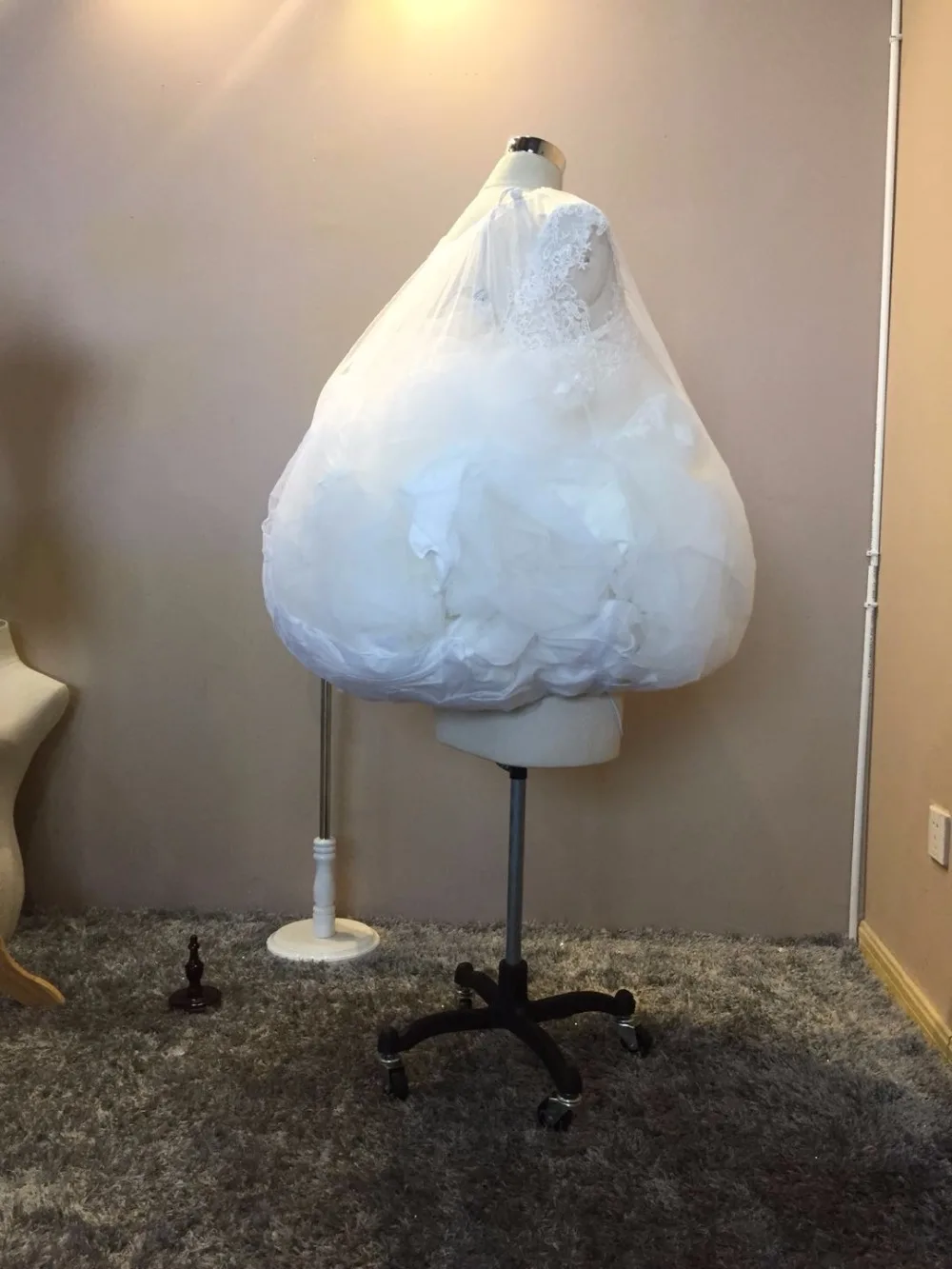 New Gather Skirt Slip New Bridal Wedding Dress Buddy Petticoat Underskirt Save You From Toilet Water