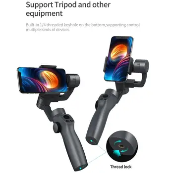 

Handheld Gimbal Stabilizer Selfie Stick Video Record 3Axis Smartphone Stabilizer Support IOS 9.0 Android 5.0 Stable Selfie Stick