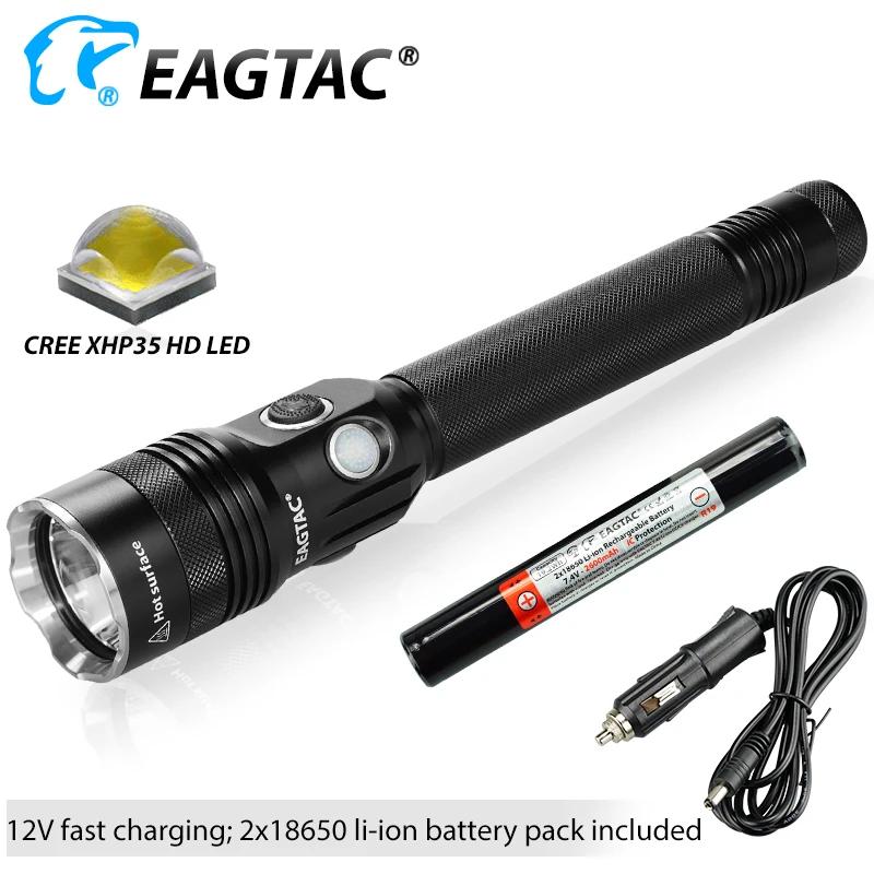 EAGTAC GX30L2R PRO 2250 люмен перезаряжаемый светодиодный светильник-вспышка Профессиональный светильник в комплекте с батареей