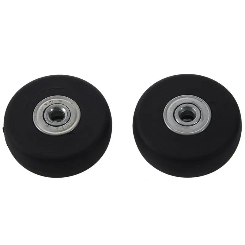 New 2 Sets of Luggage Suitcase Replacement Wheels Axles Deluxe Repair Tool OD 50mm