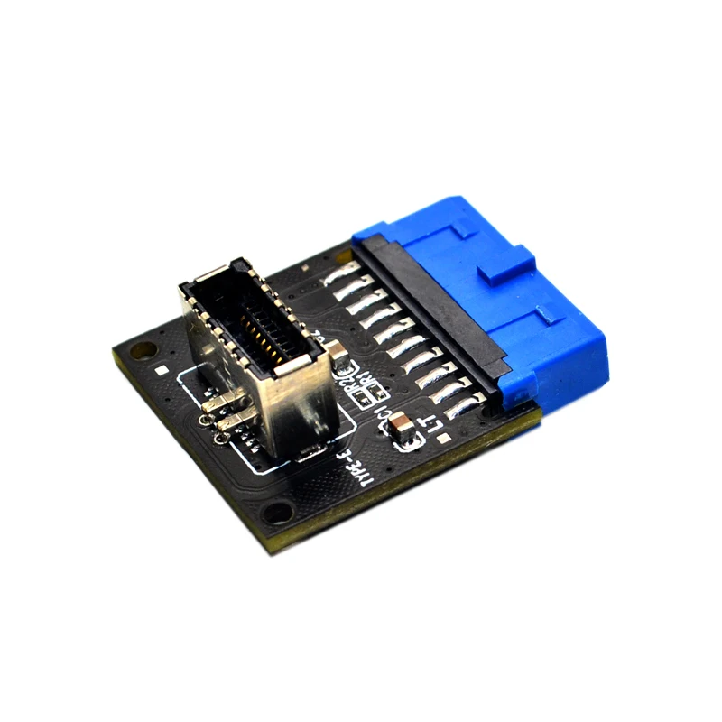 Компьютерные разъемы USB 3 1 Передняя панель PC гнездо к 0 20pin Заголовок удлинитель