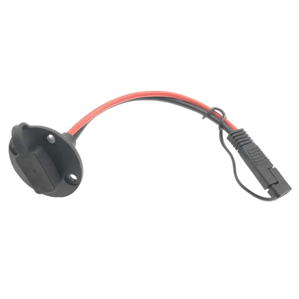 DIY 12AWG 30 см SAE Power Socket водонепроницаемый быстроразъемный панельный кронштейн