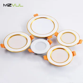 

LED Downlight 3W 5W 7W 9W 12W Round Recessed Lamp Warm White Cold White led ceiling lamp Bedroom Kitchen Indoor Spot Lighting