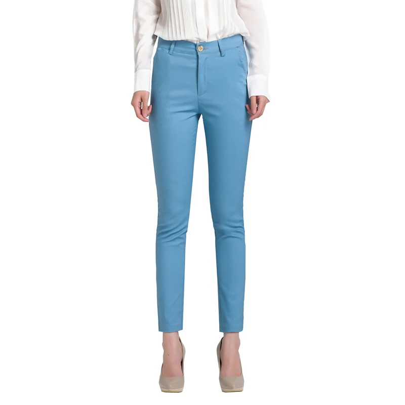 

2019 NEW women's casual office Pencil Trousers Girls and lady's cute raised buttocks Slim Stretch Pants fashion Candy Jeans supe