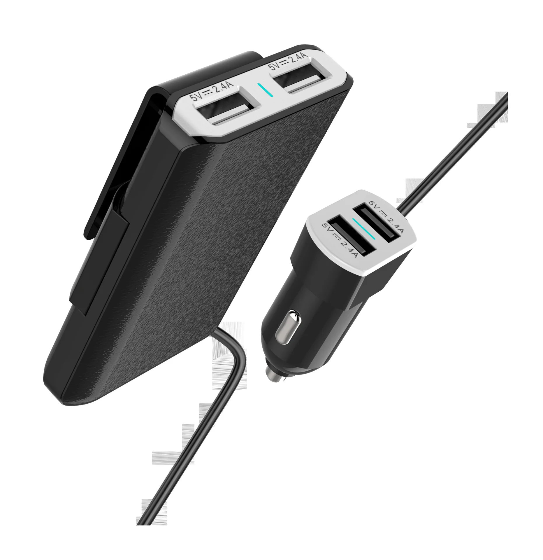 Стиль автомобиля достаточное 9.6A4 рот быстрая зарядка, 4USB автомобиль установлен Зарядное устройство QC3.0 мобильного телефона Зарядное устройство
