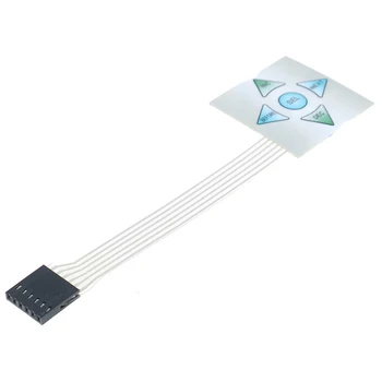 

Plastic Matrix Array 5 Keys Membrane Switch Keypad Keyboard Control Panel 40*40mm