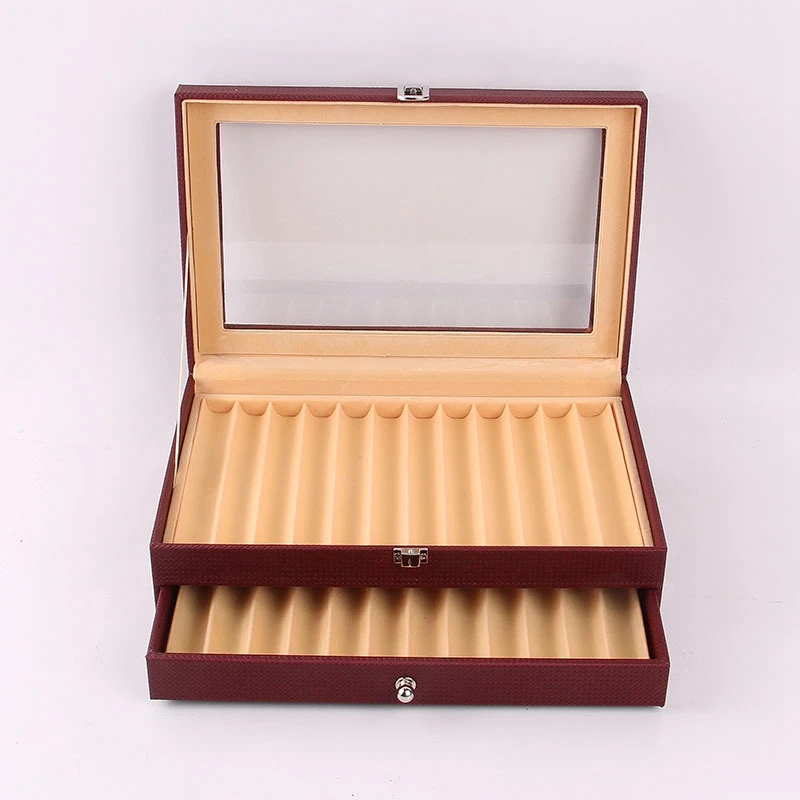 24 ручка фонтан выставочный деревянный футляр держатель деревянная коробка для ручек органайзер для хранения коробка