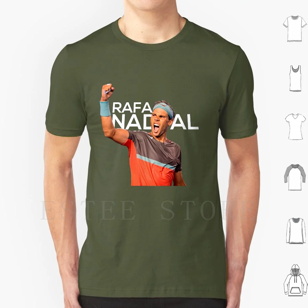 Rafa Nada : King T Shirt Uomo Cotone 6Xl Swim Hitachi Nadal Spagna Sport Tennis Vieni Su Rafa White Rafa
