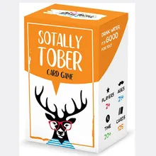 Juego de cartas de Tarot de ciervo Sika versión en inglés, divertido juego de beber para adultos, fiestas familiares, juego de mesa, baraja, entretenimiento de cartas