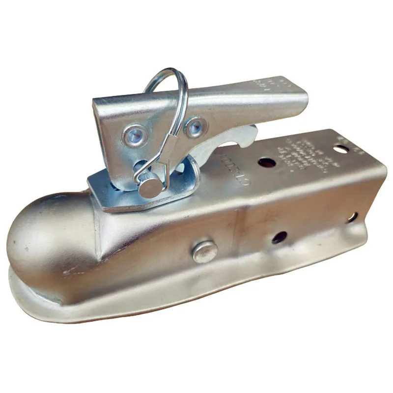 CVP Trailer Coupling 1-7/8 x 2 Ball Hitch Back Trailer Coupler Straight Tongue RV Parts Camper Caravana Acccessores