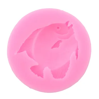 

3D Silicone Mold Animal Cartoon Fish shape Fondant Sugarcraft Cake Mold DIY Jelly Candy Chocolate Decoration Baking Tools