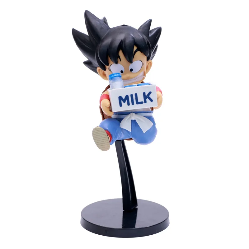 

-Try Fun qlz World General Assembly Milk Goku Toy Boxed Garage Kit Decoration