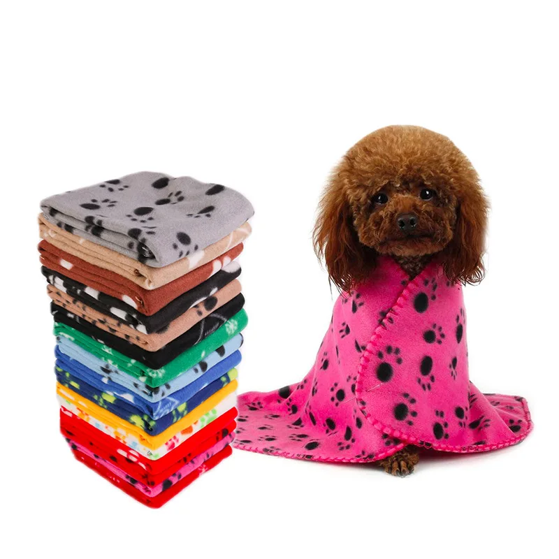 Reversible Fleece Pet Blanket Pet MatDog Blankets for Dog Cat Blanket