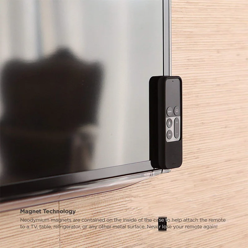 Silicone Remote Case For Apple TV 4 Remote Control Cover Soft Silicone Protective Case Waterproof Dust Anti-fall Dust Cover
