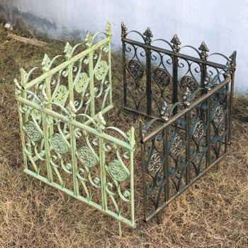 

decorative cast iron vintage rustic retro fence