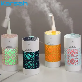 

Lucky Cup Air Humidifier Mini USB Air Purifier Household Nano Spray Moisturizer Face Hydrater Colorful Night Light Air Fresher