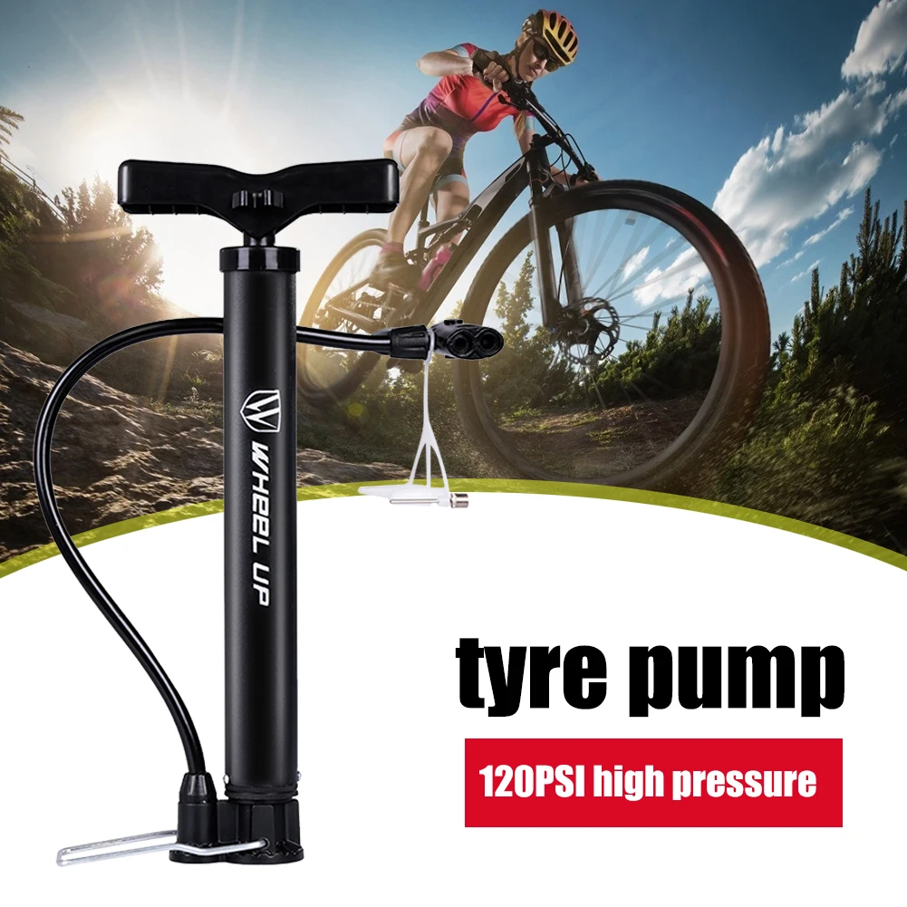 Mini Bike Pump with Gauge - Portable Bicycle Tire Pump - 120 PSI Bike –  Ruida Cycling