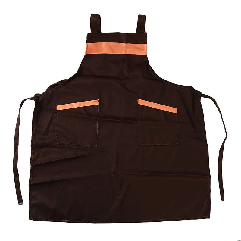 Antifouling Aprons Cooking Waterproof Polyester Apron Coffee Shop And Hairdresser Sleeveless Work Apron Bib Cooking Clothing