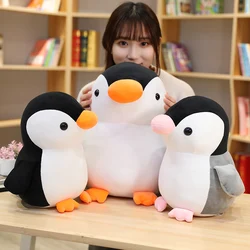 25/35/45cm transporte da gota kawaii pinguim brinquedos de pelúcia travesseiro fantoche bonito decoração do quarto bonecas infantis meninas presentes de natal