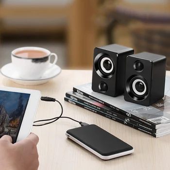 

Stereo USB wired active multimedia speaker mini surround sound computer speaker for PC/laptop/smartphone