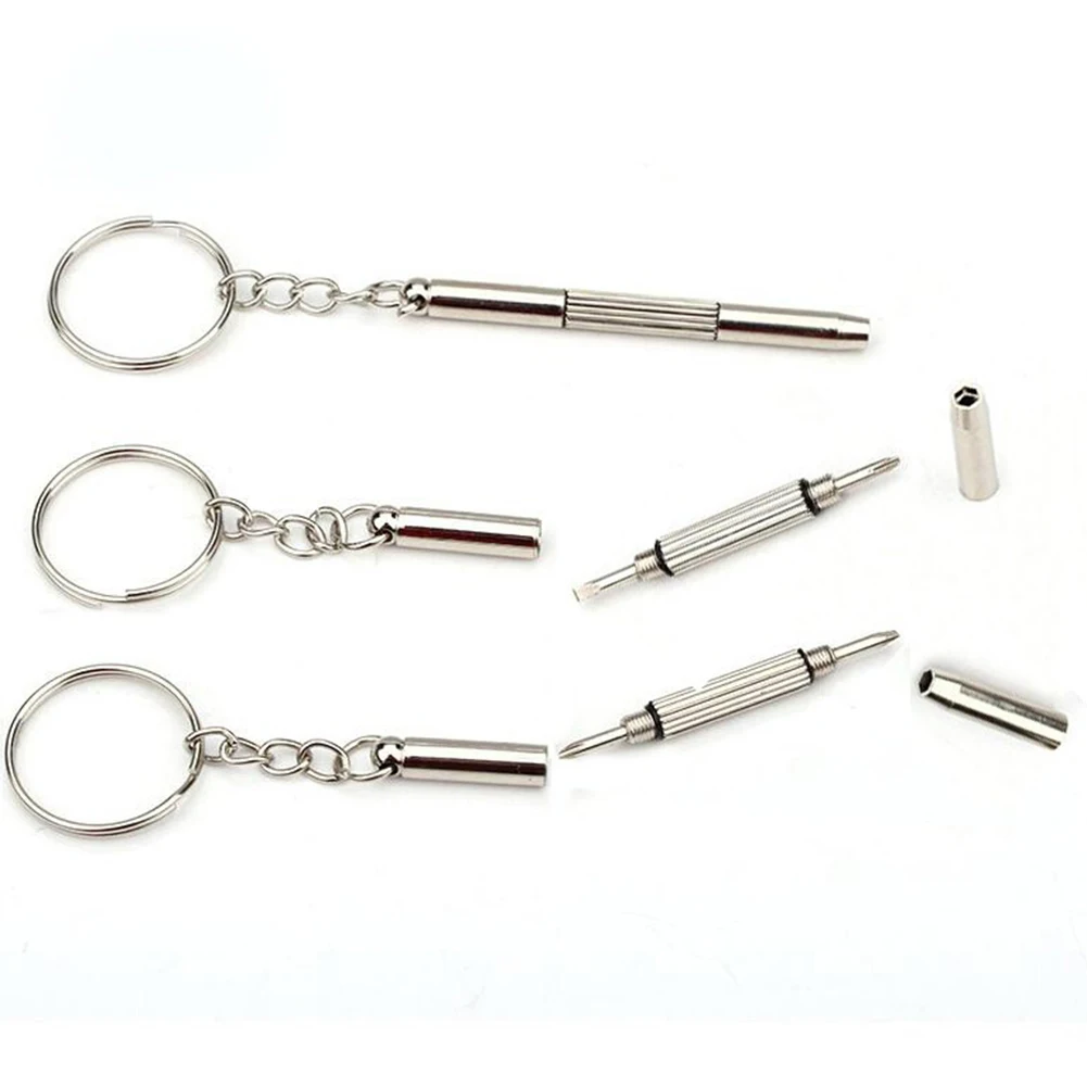 

Fashion Portable Mini Key Rings Detachable Screwdriver Utility Pocket Multi-function Key Chain Buckle Men Practical Key Chains