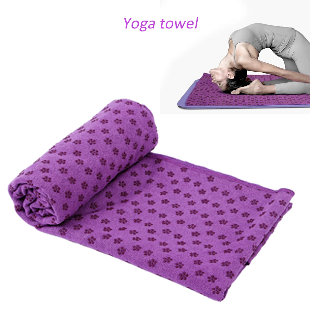Коврик для йоги, покрытие, полотенце, противоскользящий, микрофибра, нескользящий, коврик для йоги, полотенце, s одеяла для Пилатес, упражнений, фитнеса, коврики для йоги