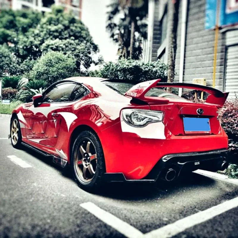 Спойлер для Subaru BRZ или Toyota GT86 ABS пластик Материал Неокрашенный Грунтовка цвет задний спойлер багажника украшение в виде хвостового крыла