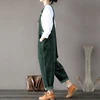 Kaftan Corduroy Overalls Womens Jumpsuits 2022 Autumn Harem Pants Casual Long Pantalon Palazzo Female Button Rompers Playsuit ► Photo 3/6