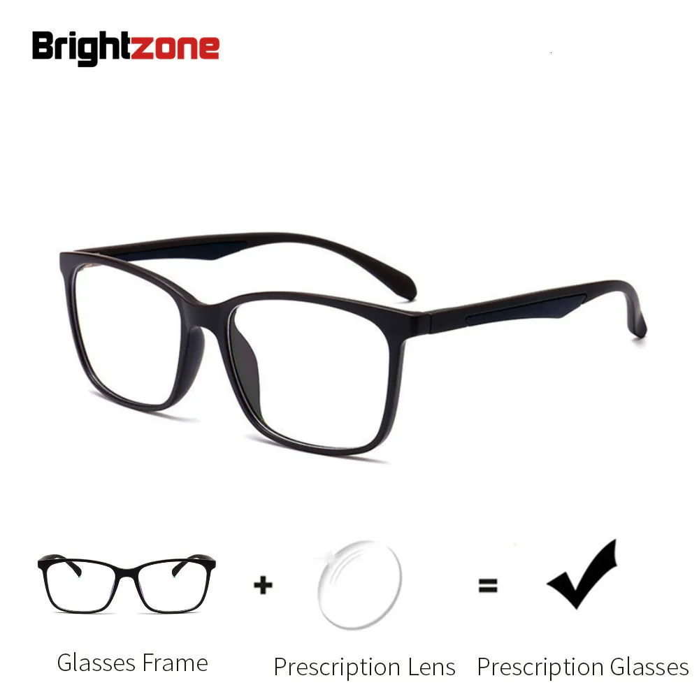 MatteCoffee with Rx Brightzone Full TR90 анти-синий светильник блокирующие очки AR покрытие очки с 1,56 асферический синий светильник блокирующие очки с затемненными линзами - Цвет оправы: MatteCoffee with Rx