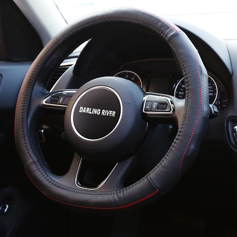 Changan Yue Xiang V3 V7 движущийся DT Rui Cheng CS35 CS55 CS75 чехол на руль из натуральной кожи четыре сезона чехол на руль