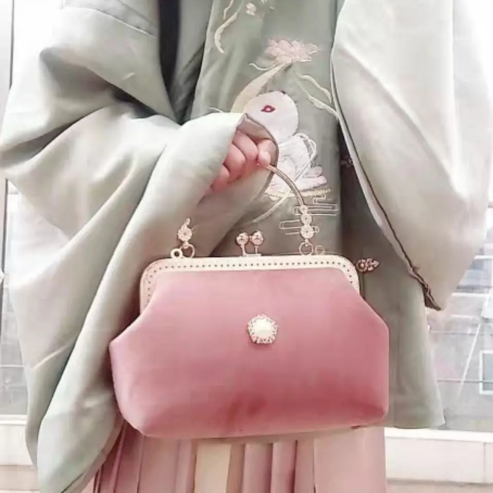 beads tote hand women's handbags purses chain women shoulder crossbody  (10)