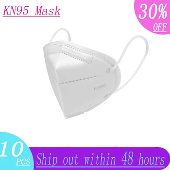 

10Pcs 6 Layers PM2.5 KN95 Face Mask Safety Reusable Masks KN95 Mouth Mask Air Filter Protection Mask