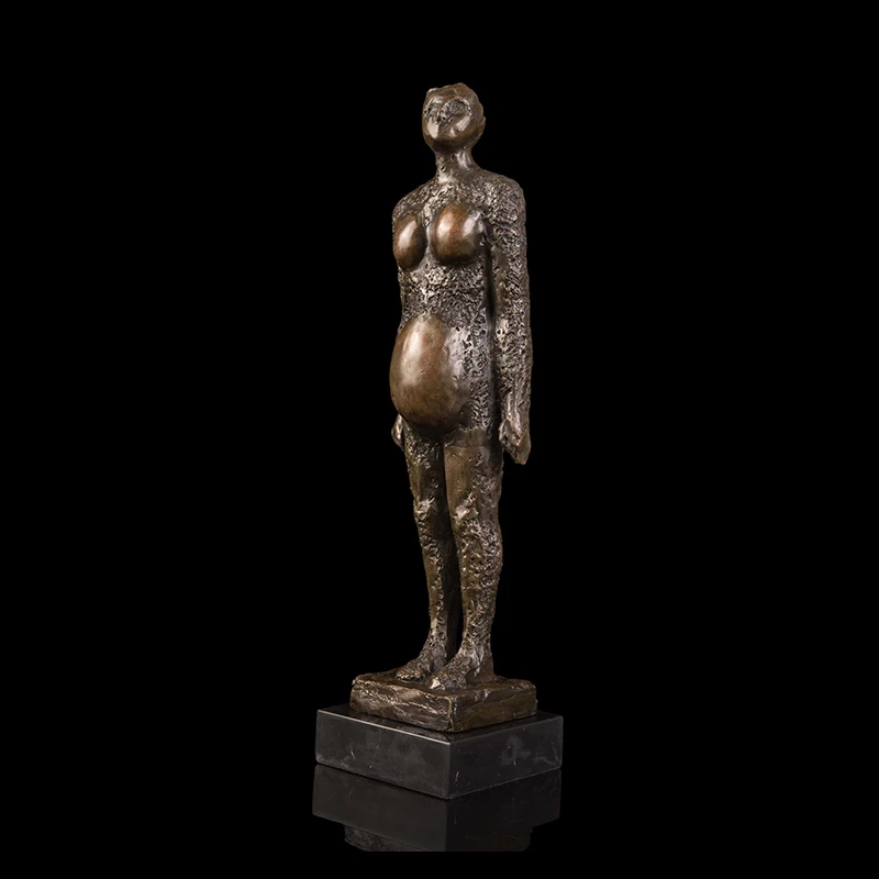 Germaine Richier бронзовая знаменитая художественная декоративная Бронзовая статуя беременной женщины скульптура