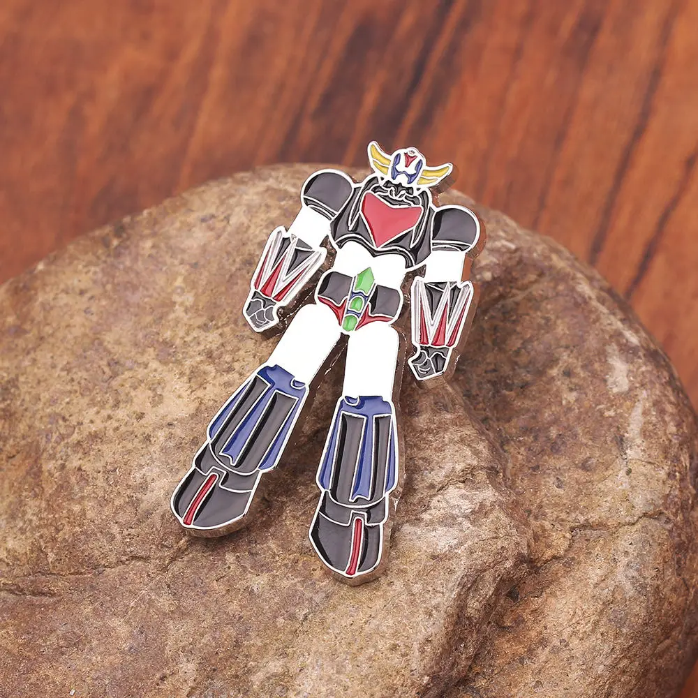 Kefeng UFO робот Grendizer аниме металлические эмалированные булавки и броши для женщин и мужчин нагрудные булавки рюкзак сумки значок Ювелирные изделия Подарки тренд