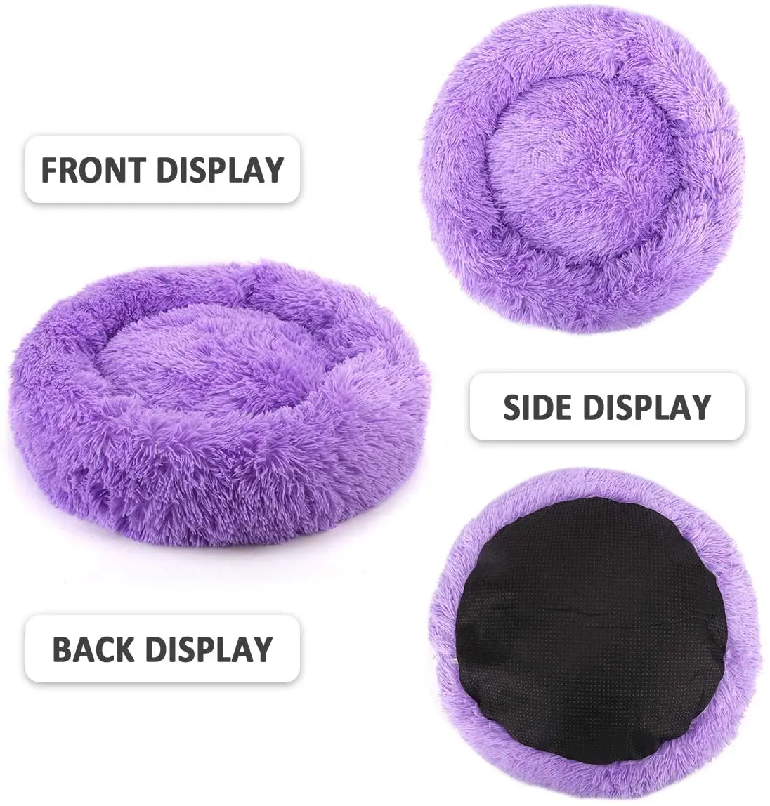 Long Plush Super Soft Dog Bed Pet Kennel Round Sleeping Bag Lounger Cat House Winter Warm Sofa Basket for Small Medium Large Dog Long Plush Super Soft Dog Bed Pet Kennel Round Sleeping Bag Lounger Cat House Winter Warm Sofa Basket for Small Medium Large Dog